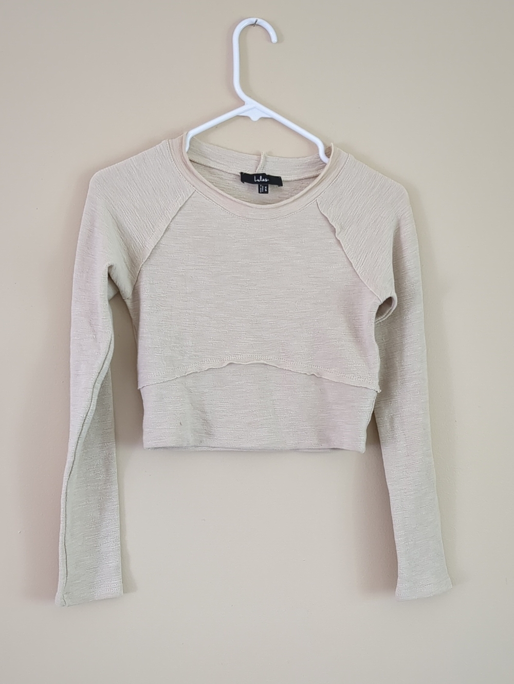 XS Lulus Long Sleeve Stretch Shirt Top